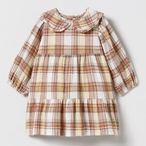 Zara girls plaid dress